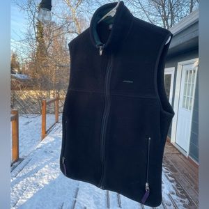 EUC Men’s Medium Black Patagonia Synchilla Fleece Vest